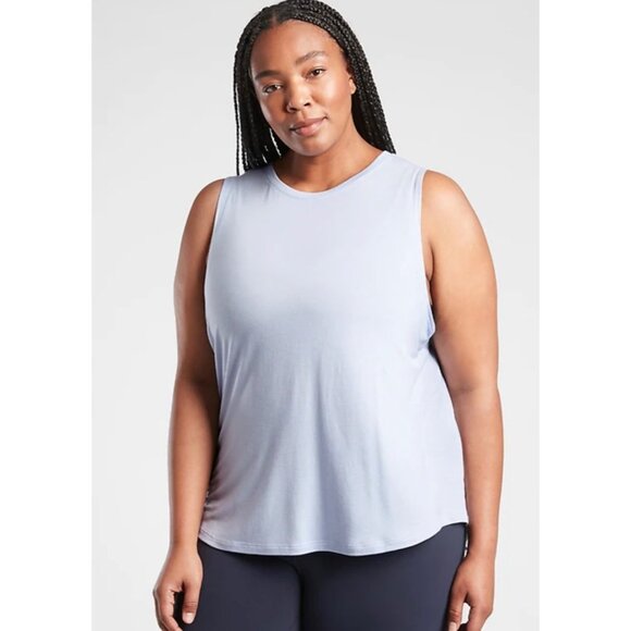 Athleta Cloudlight Muscle Tank Plus size 3X Merry Peri Purple - Picture 1 of 5